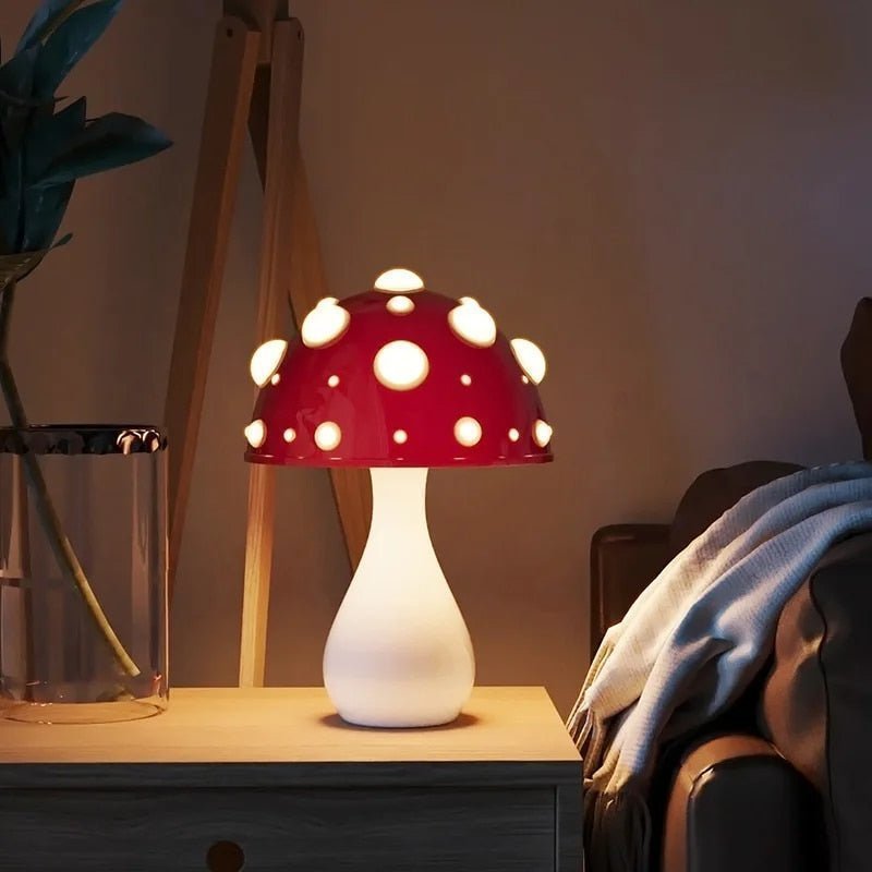 Ściemnialna lampa LED w kształcie grzybka