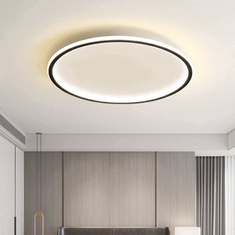 Minimalistyczna skandynawska okrągła lampa sufitowa LED