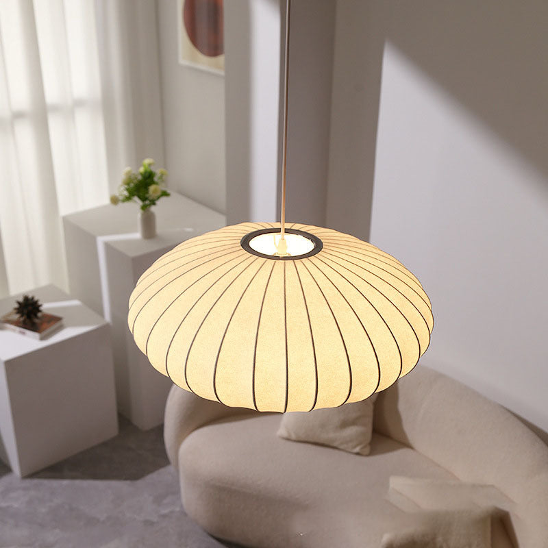Włoska jedwabna lampa wisząca