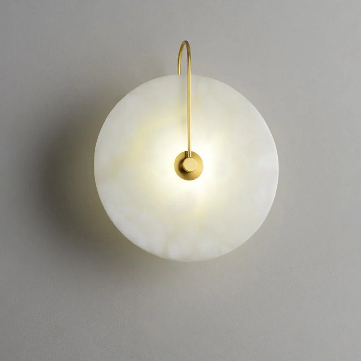 Minimalistyczna marmurowa lampa ścienna LED
