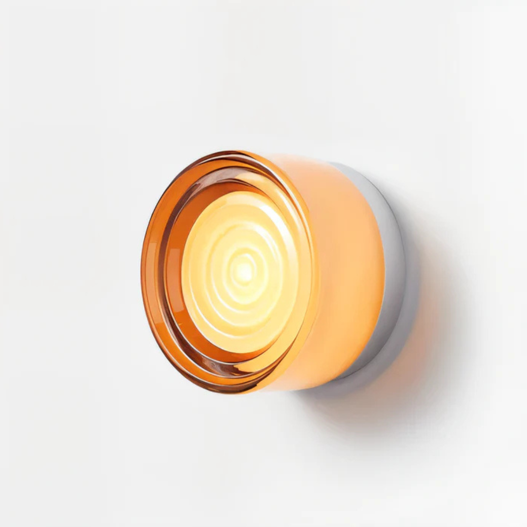 Ronde acryl LED-wandlamp met ingebouwde diffuser