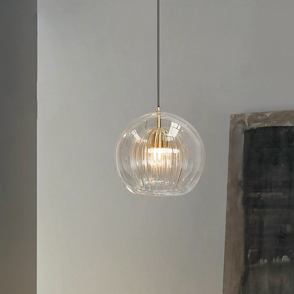 Elegante glazen hanglamp bol
