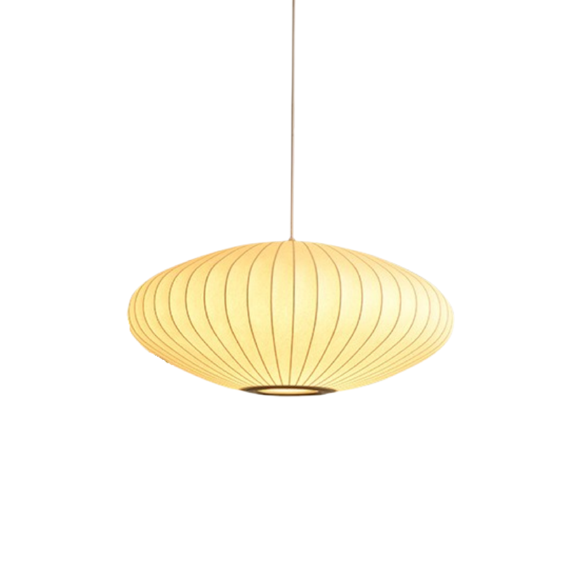 Włoska jedwabna lampa wisząca