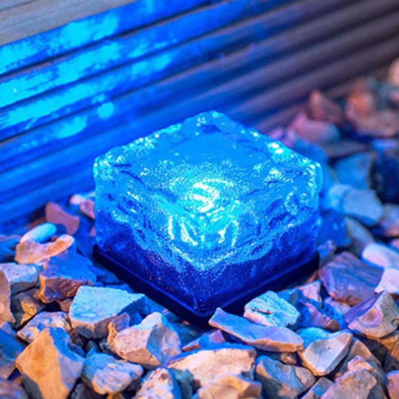 Solarowa lampa ogrodowa LED z efektem fali wodnej