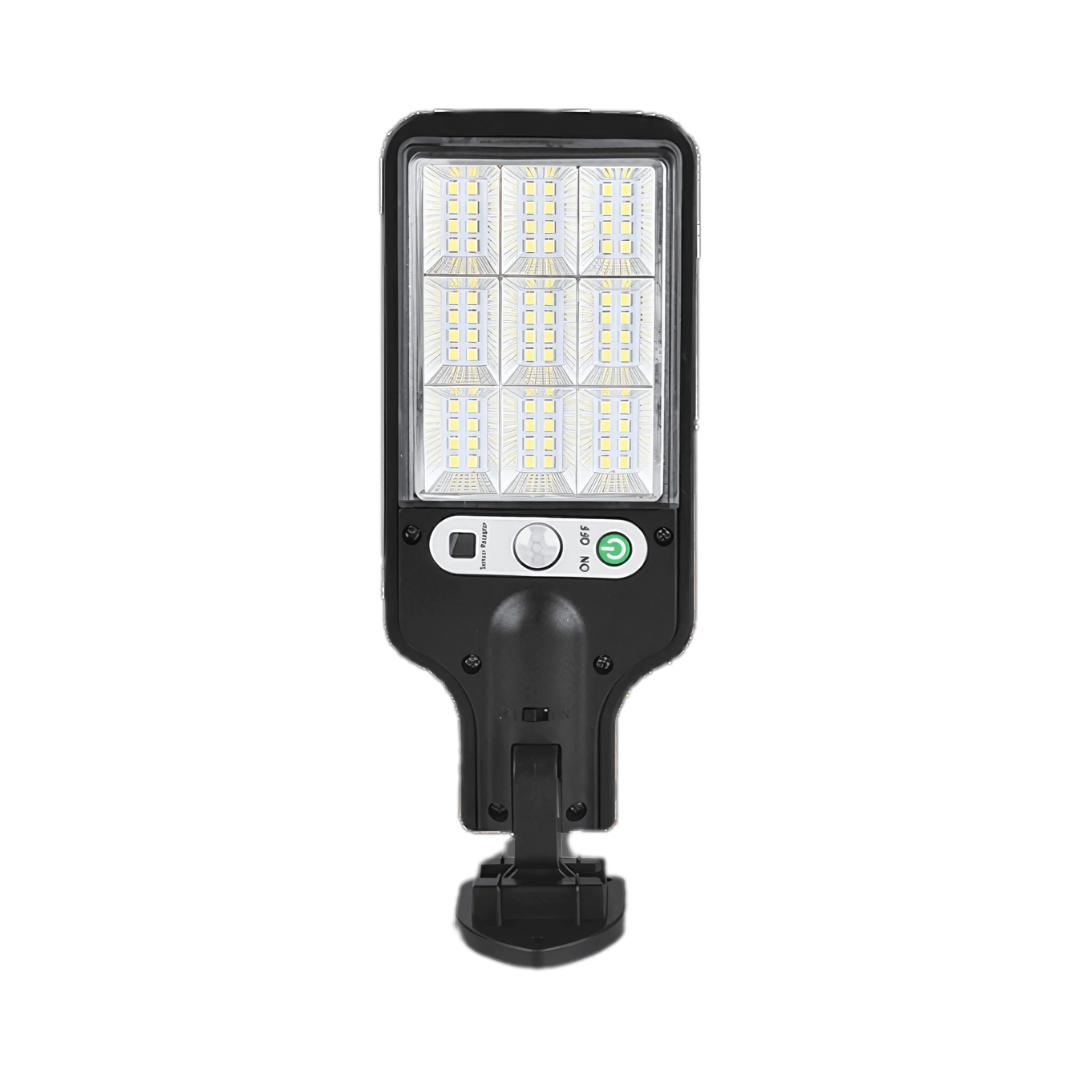 Solarowa lampa LED z panelem słonecznym i czujnikiem ruchu