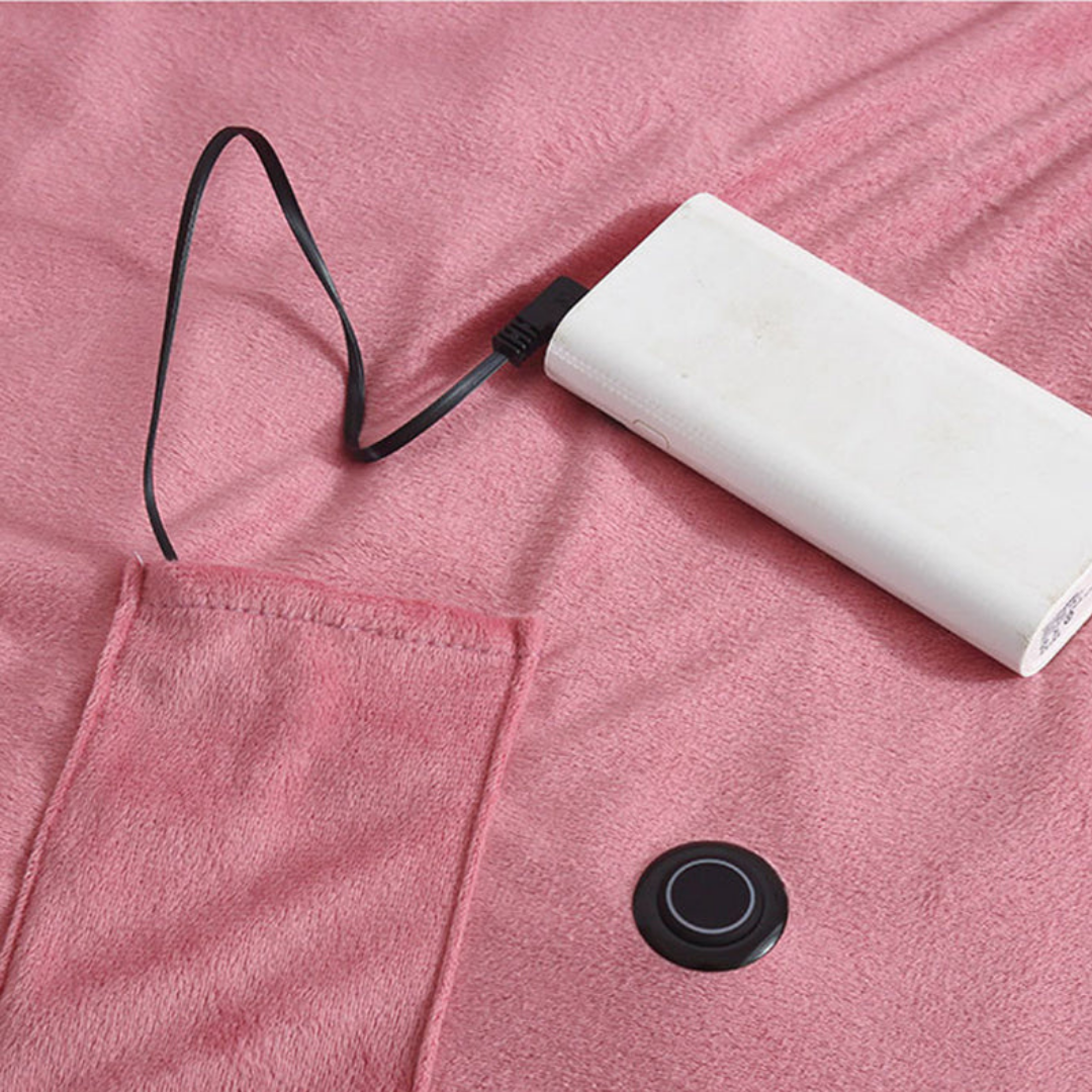 Elektryczny koc grzewczy na sofę z podłączeniem USB