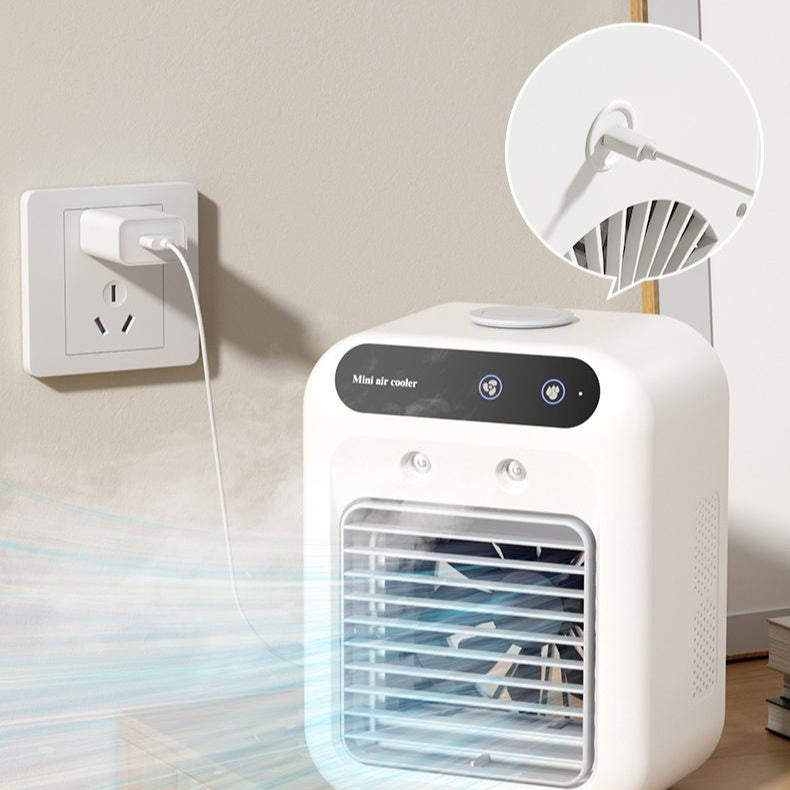 Przenośny mini klimatyzer powietrza z przednim wylotem