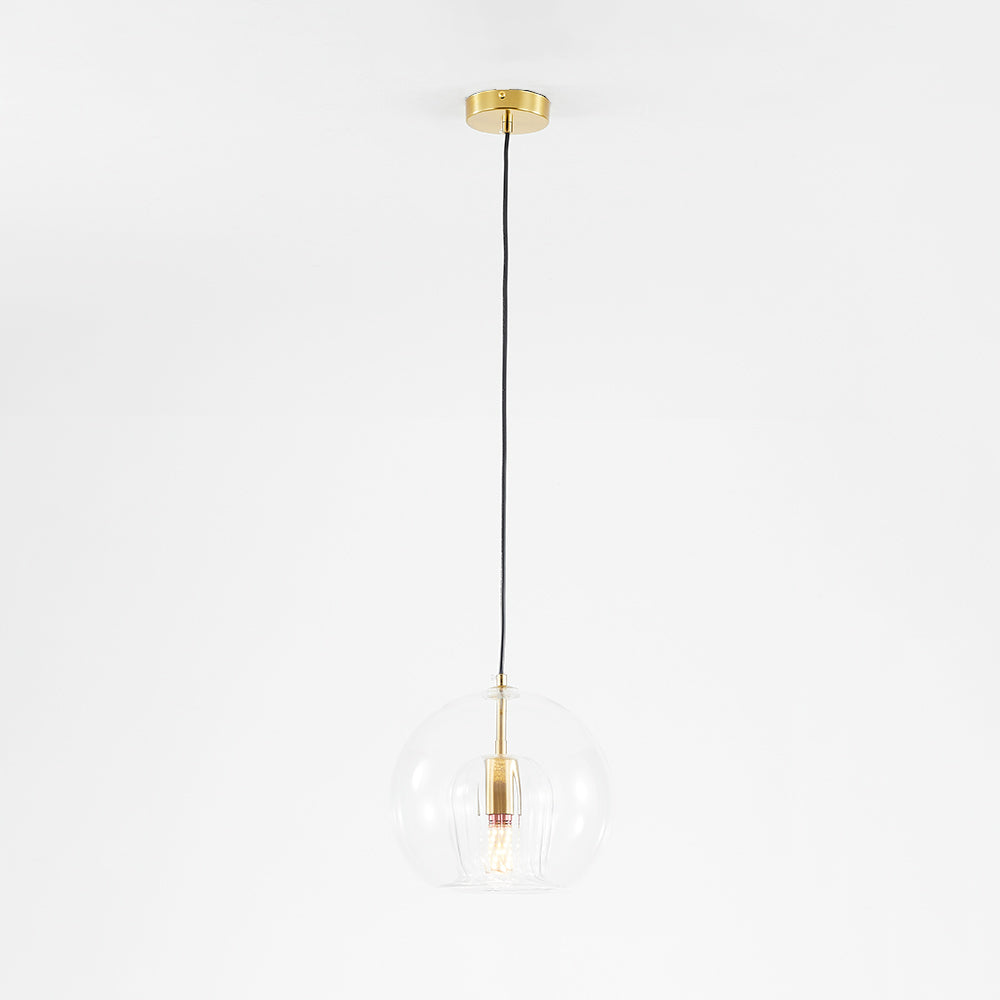 Elegante glazen hanglamp bol