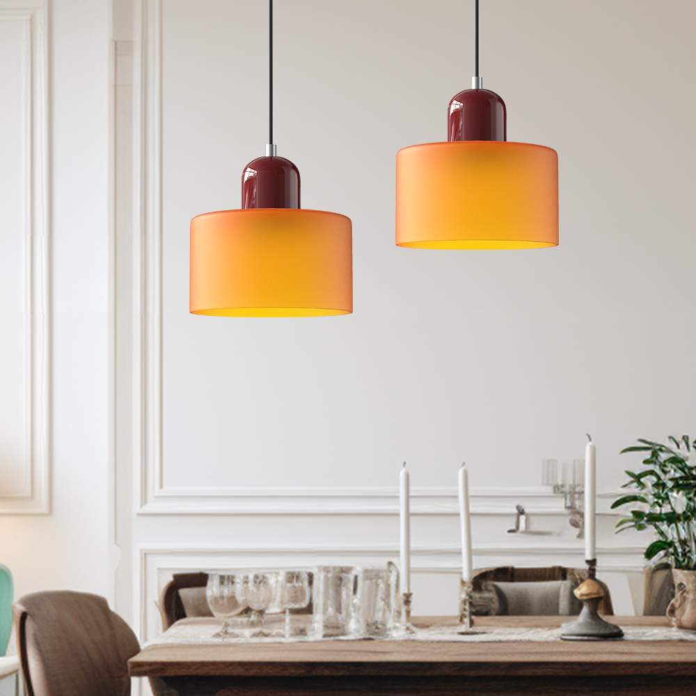 Artystyczna lampa wisząca w stylu Bauhaus