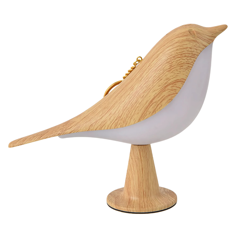 Lampa stołowa w kształcie ptaka z podświetlanym korpusem