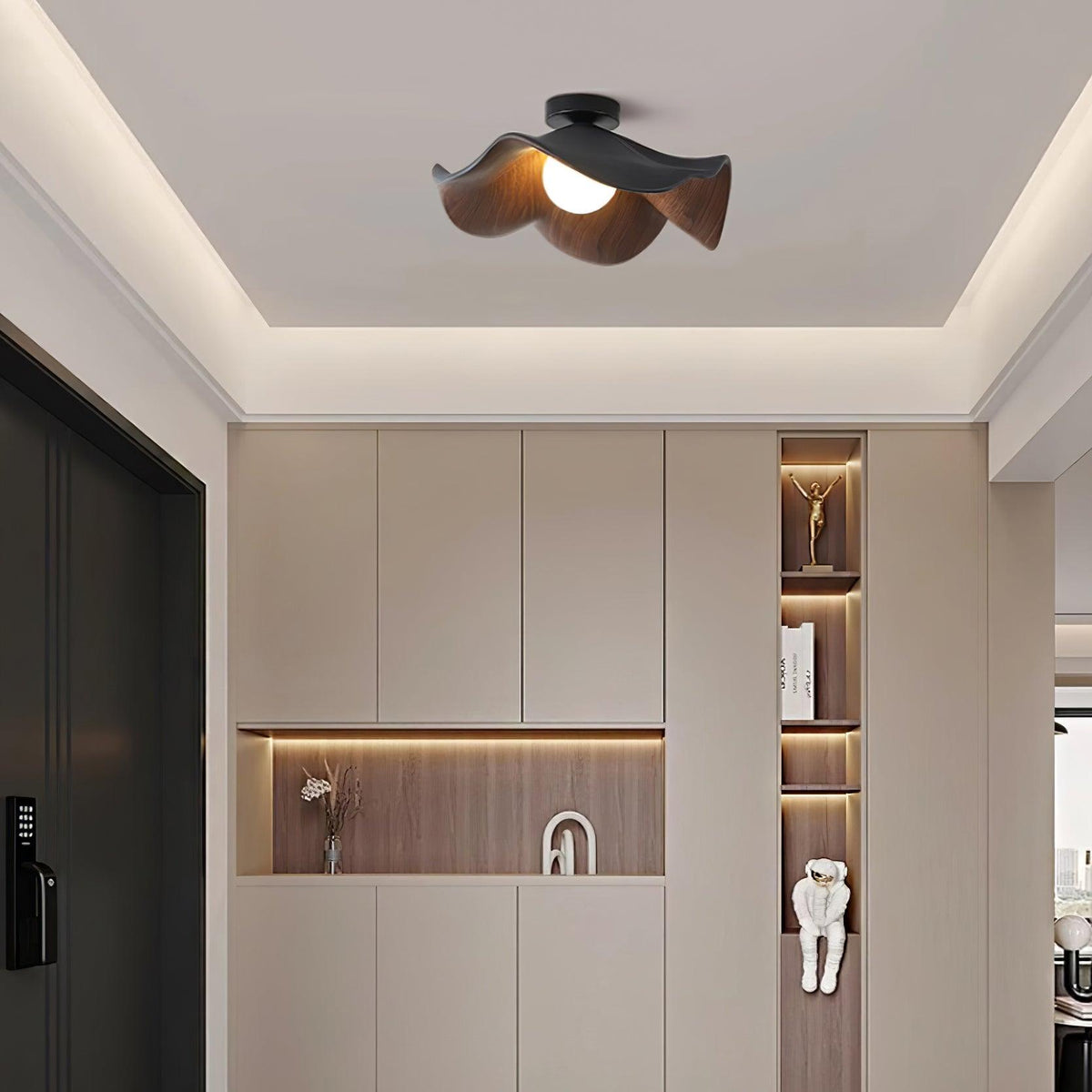Plafonnier au plafond à forme douce et organique