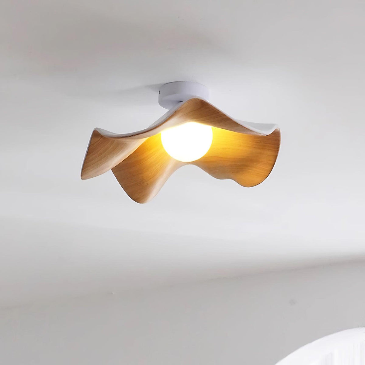 Plafonnier au plafond à forme douce et organique