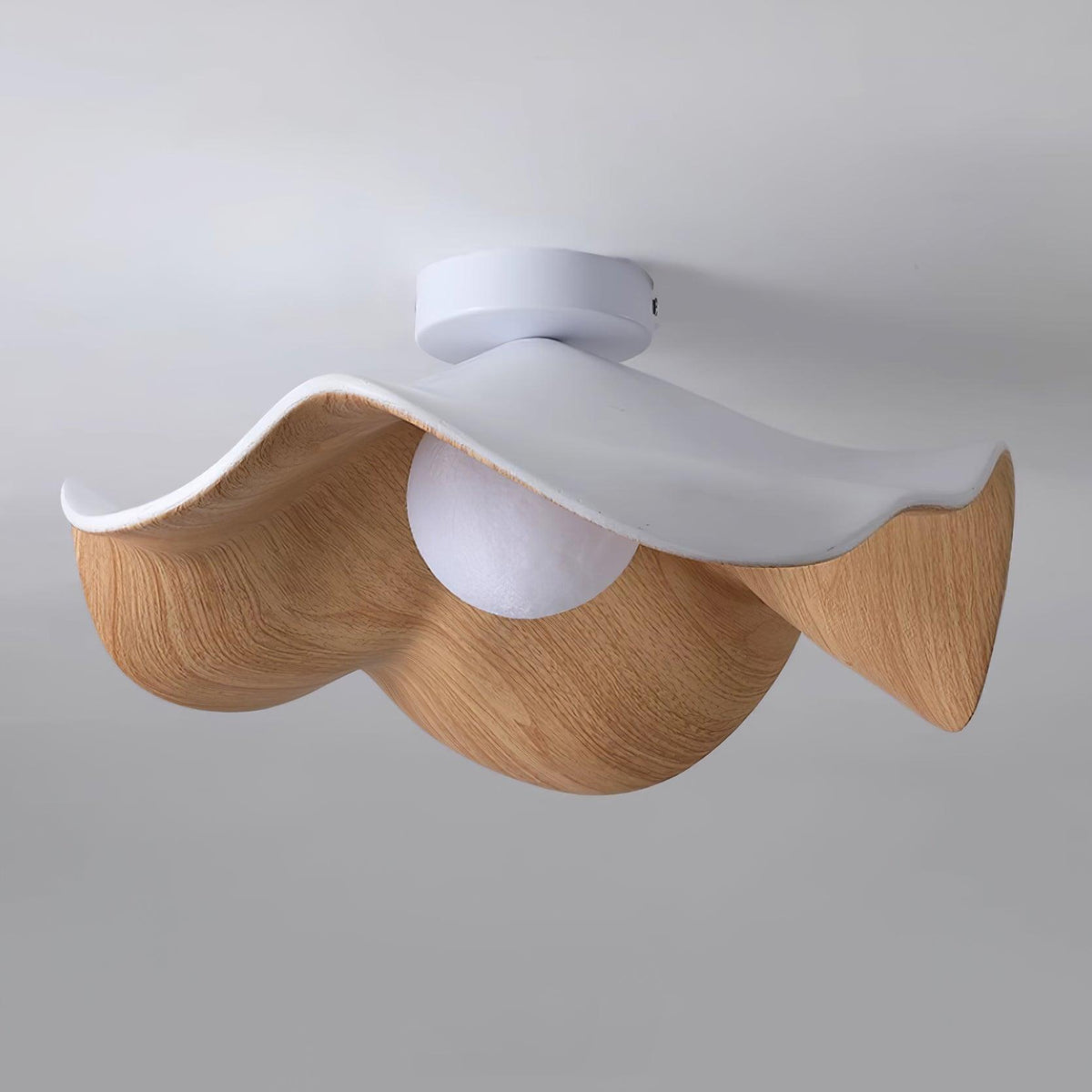 Plafonnier au plafond à forme douce et organique