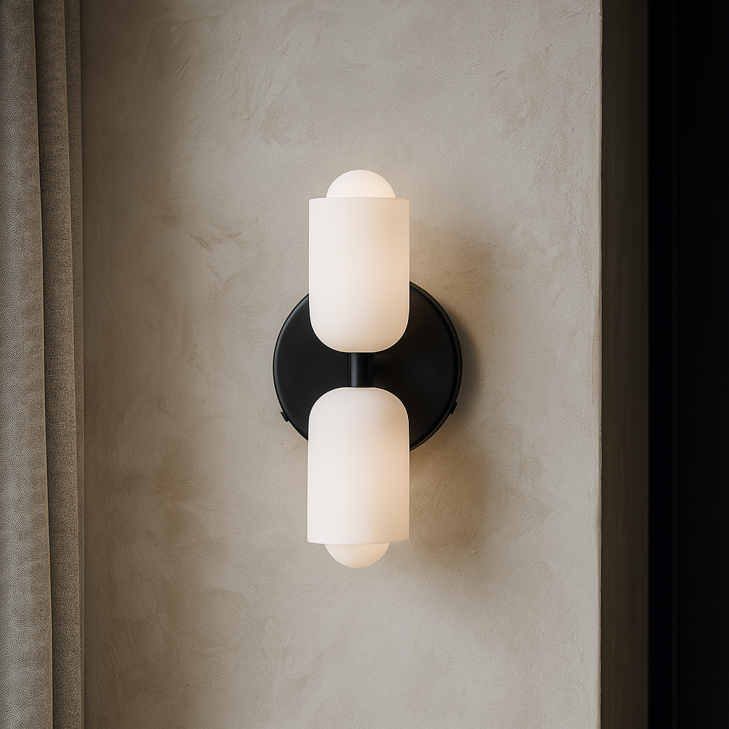 Minimalistyczny design kinkietu ściennego Up and Down