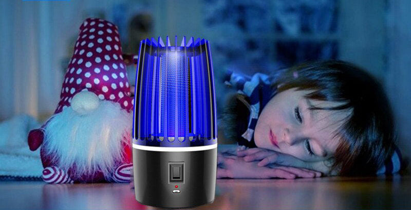Elektryczna lampa przeciw komarom UV zasilana USB