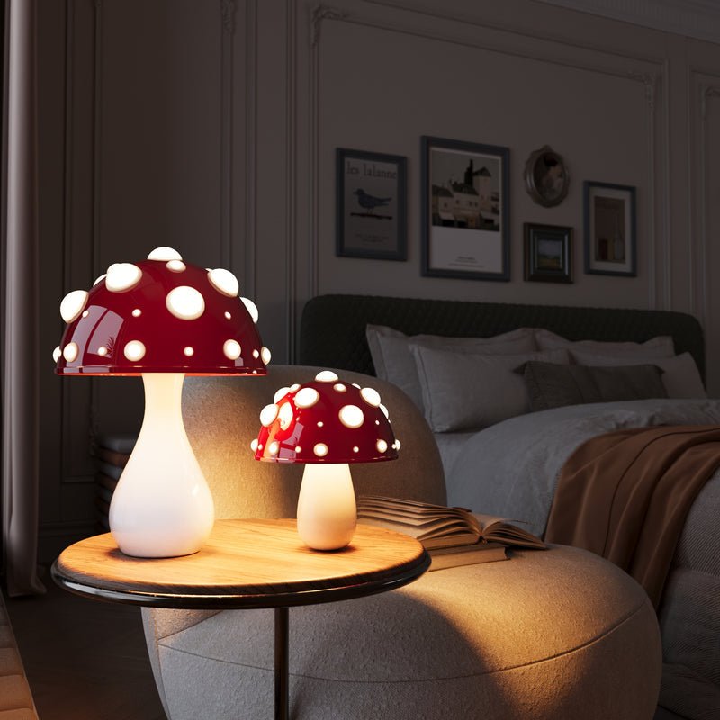 Ściemnialna lampa LED w kształcie grzybka