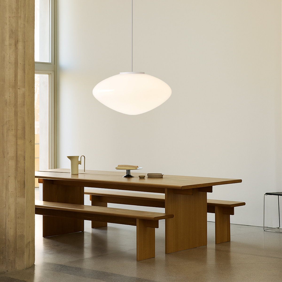 Klasyczna duńska lampa wisząca