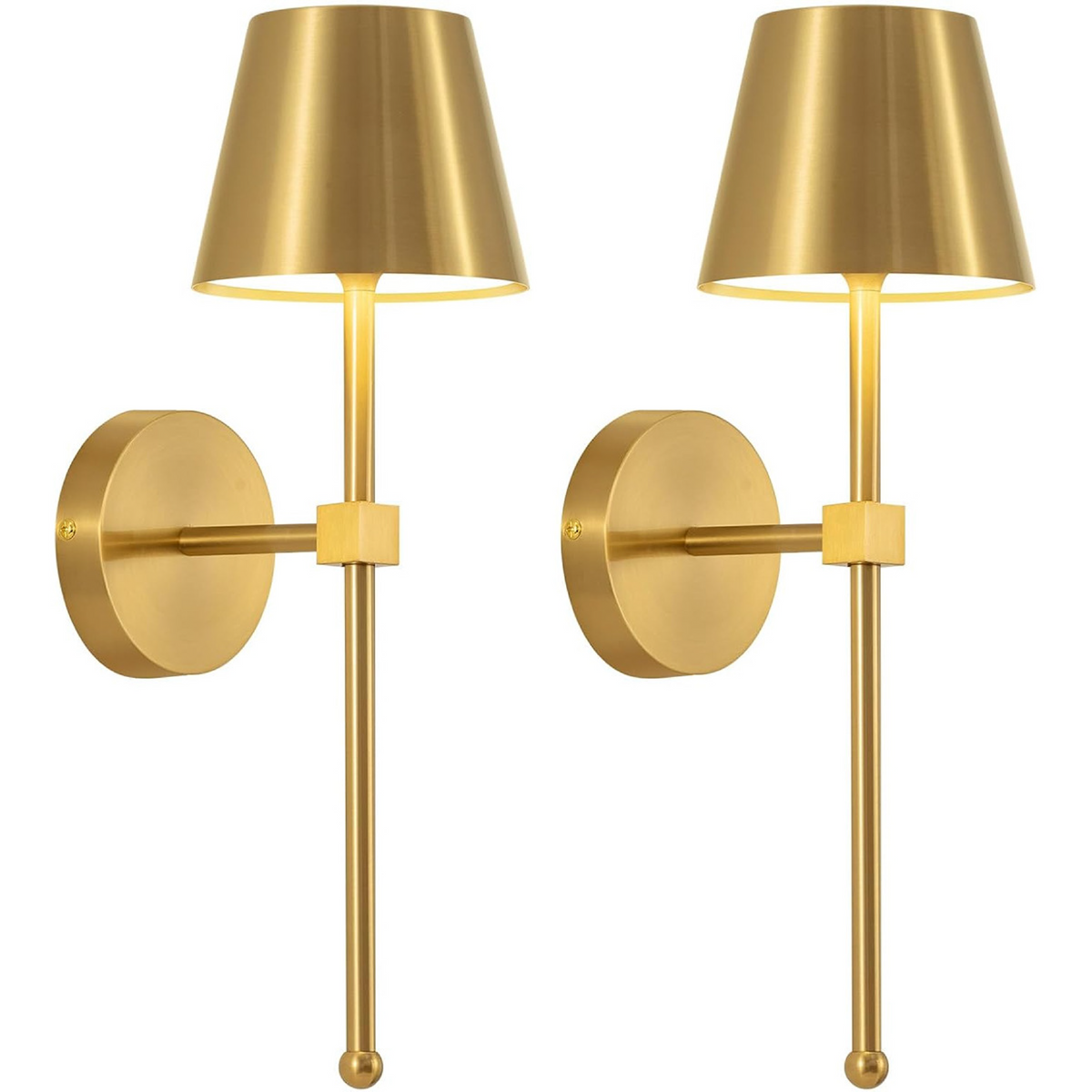 Minimalistyczna akumulatorowa bezprzewodowa lampa ścienna