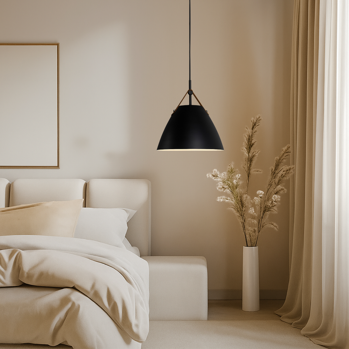 Skandynawska klasyczna kolorowa lampa wisząca