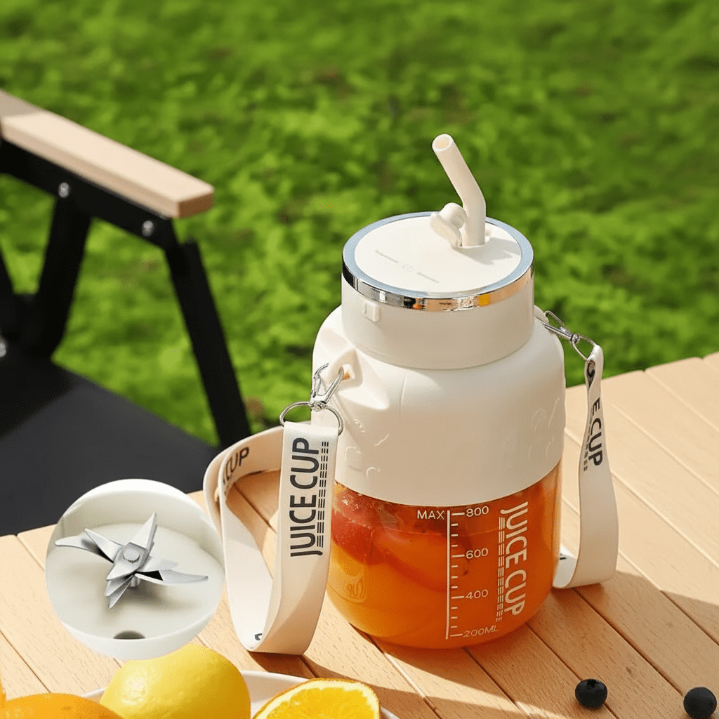 Przenośny blender elektryczny – ładowanie USB, do smoothie i koktajli
