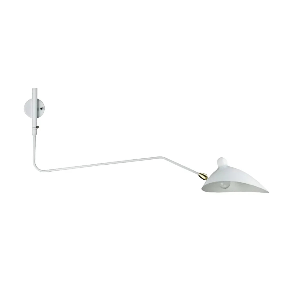 Lampa ścienna z regulowanym podwójnym ramieniem