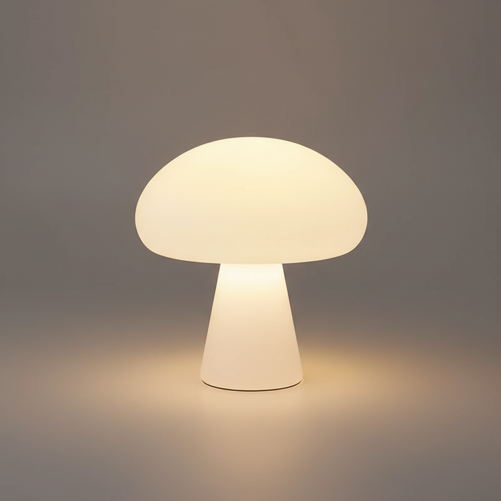 Nowoczesna lampa nocna stołowa w kształcie grzyba