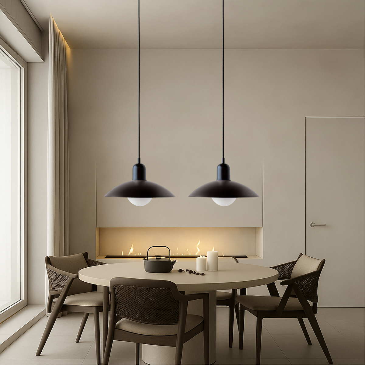 Skandynawska lampa wisząca Macaron