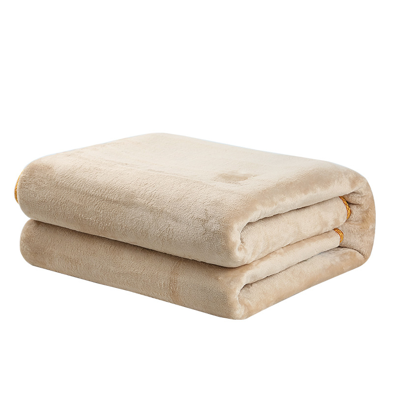 Soft electric blanket with nine heat levels and a remote control