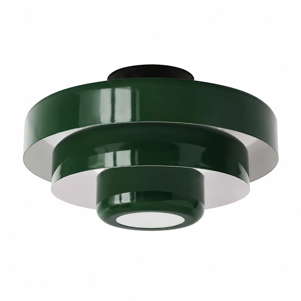 Ronde Bauhaus-plafondlamp voor Japandi-interieurs