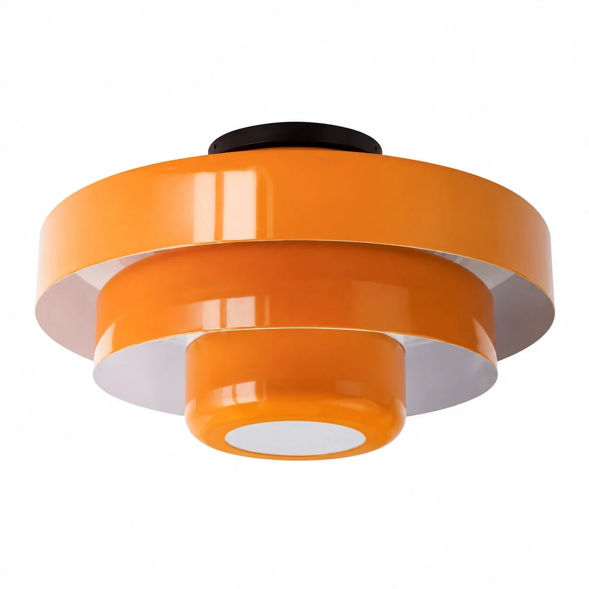 Ronde Bauhaus-plafondlamp voor Japandi-interieurs