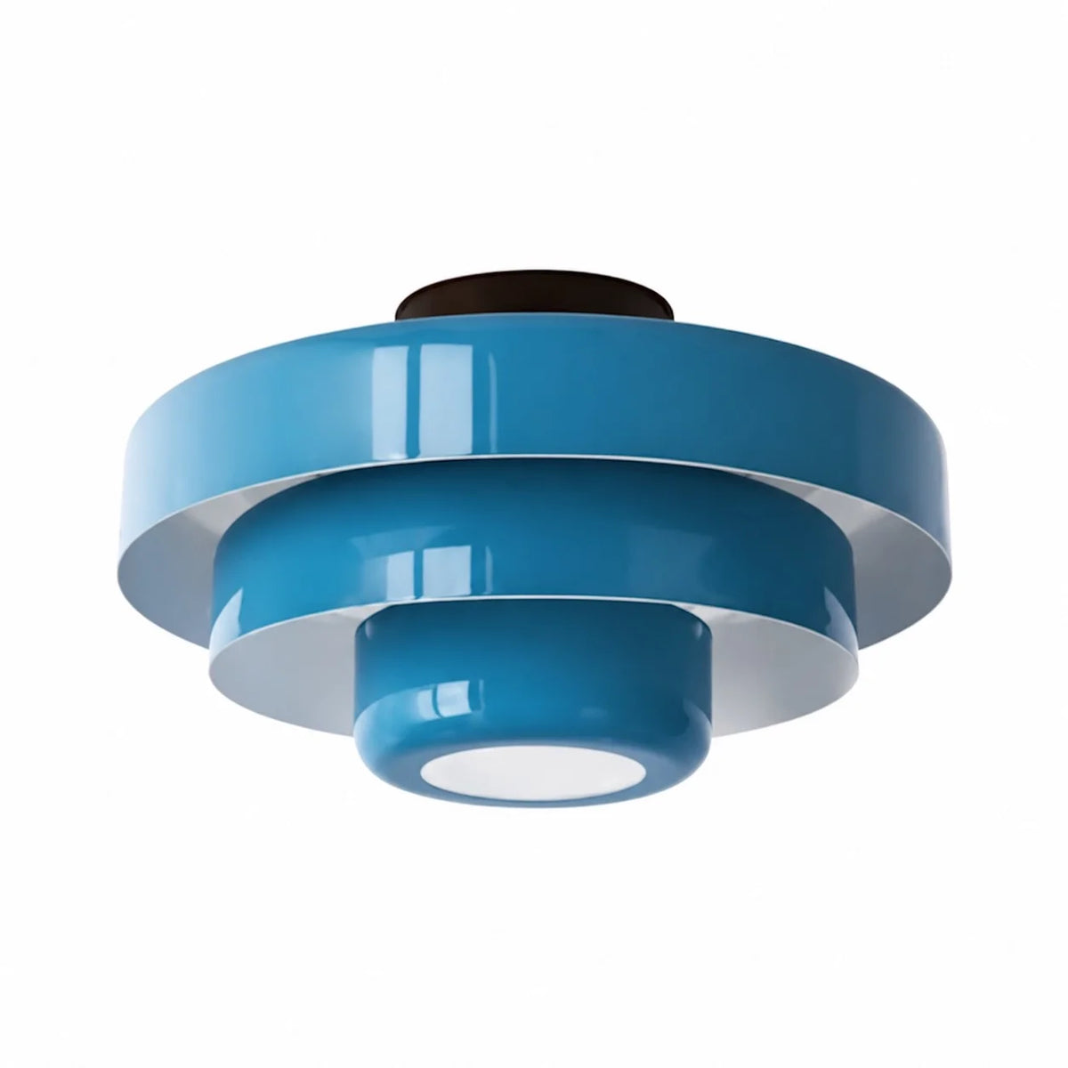 Ronde Bauhaus-plafondlamp voor Japandi-interieurs