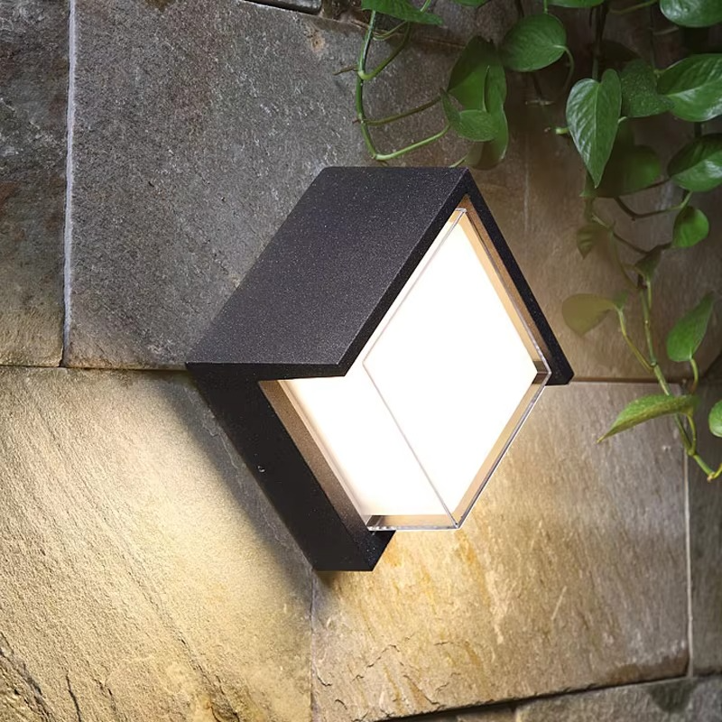 Buiten LED-wandlamp met bewegingssensor