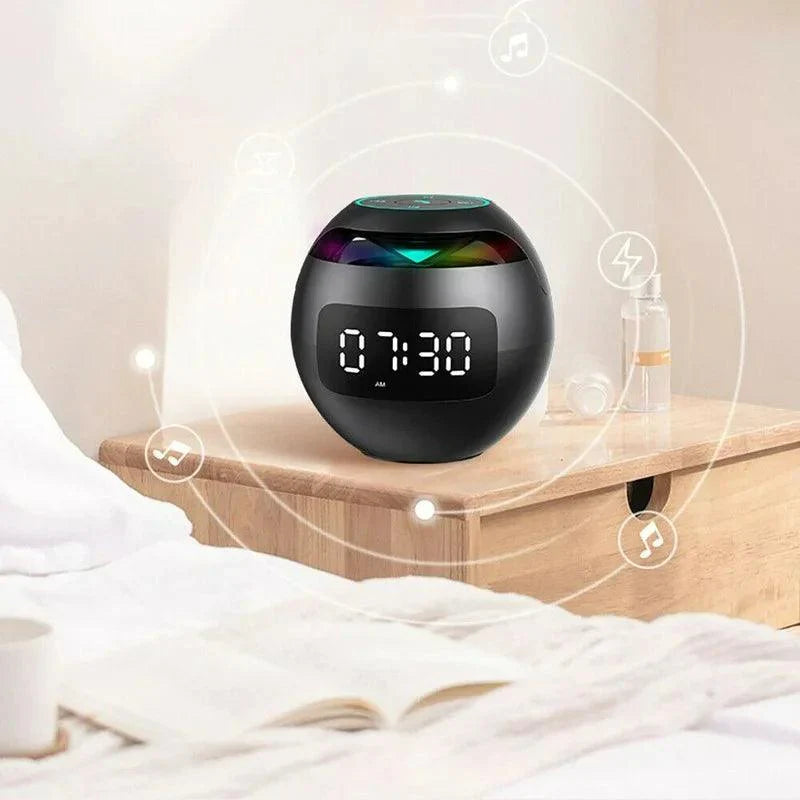 Digitale wekker met Bluetooth speaker en LED-display