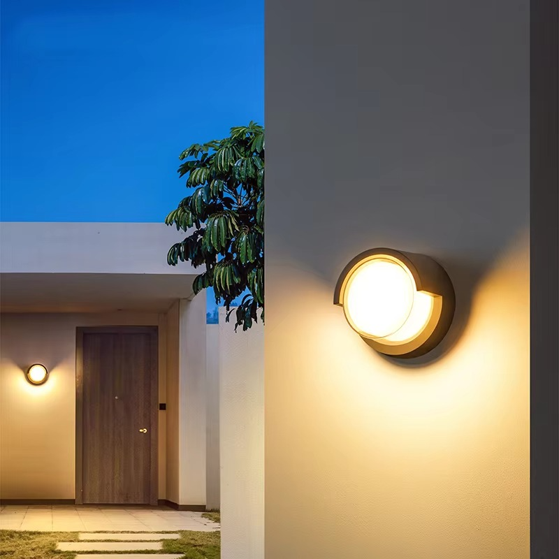 Buiten LED-wandlamp met bewegingssensor