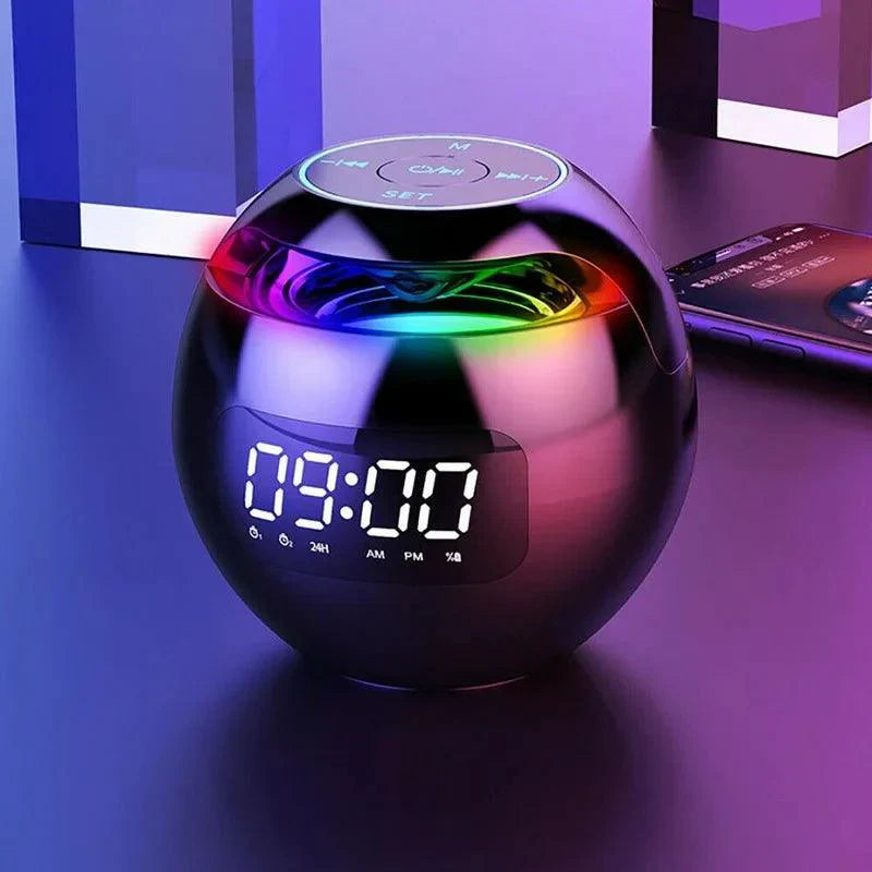 Cyfrowy budzik z głośnikiem Bluetooth i wyświetlaczem LED