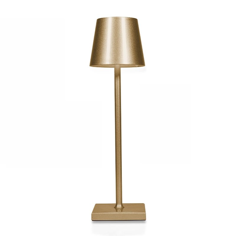Bezprzewodowa ładowalna lampa stołowa o smukłej formie