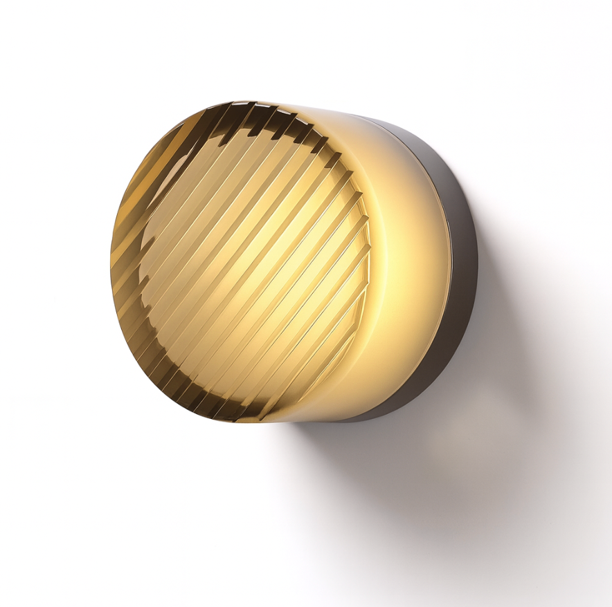 Ronde acryl LED-wandlamp met ingebouwde diffuser