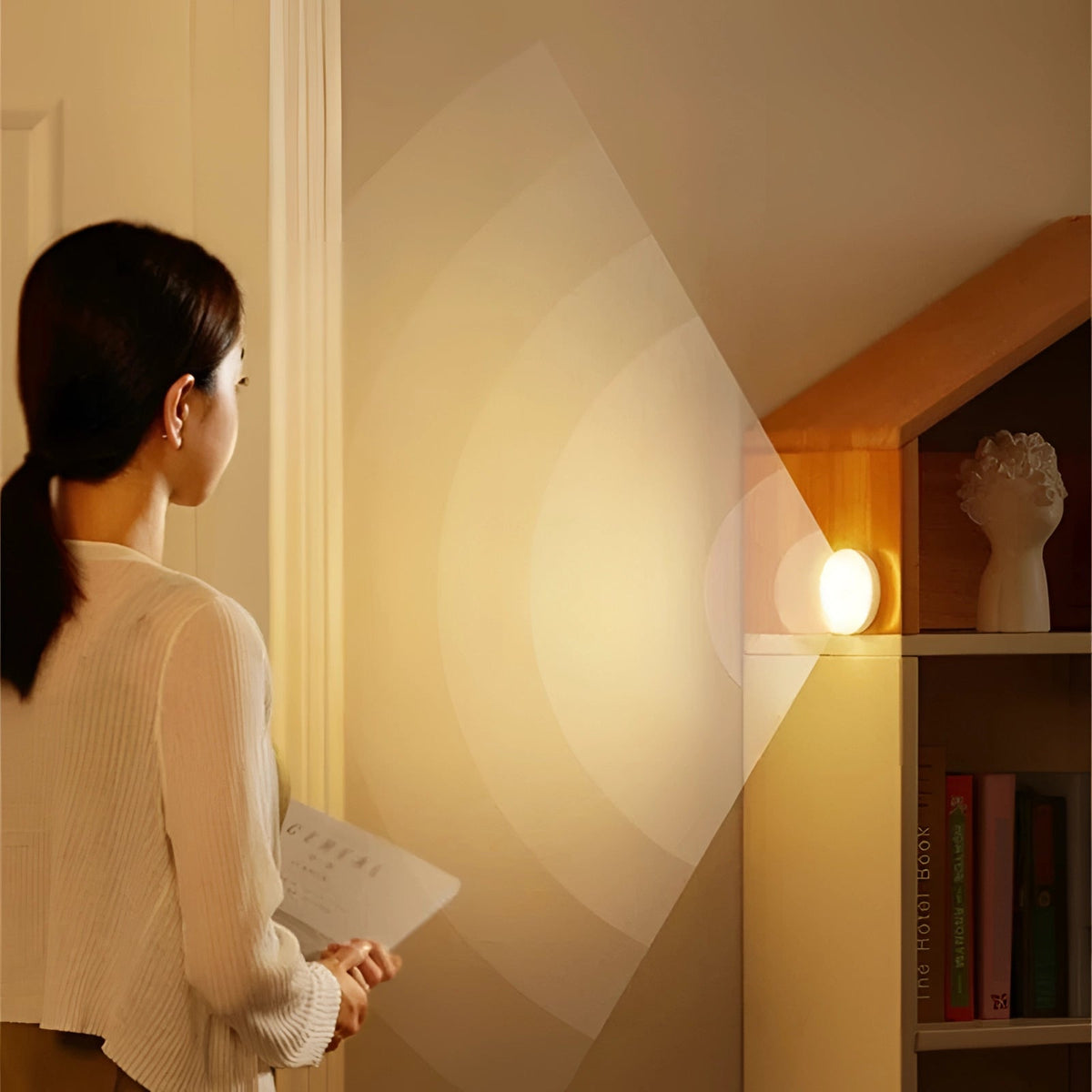 Draadloze LED lamp met bewegingssensor