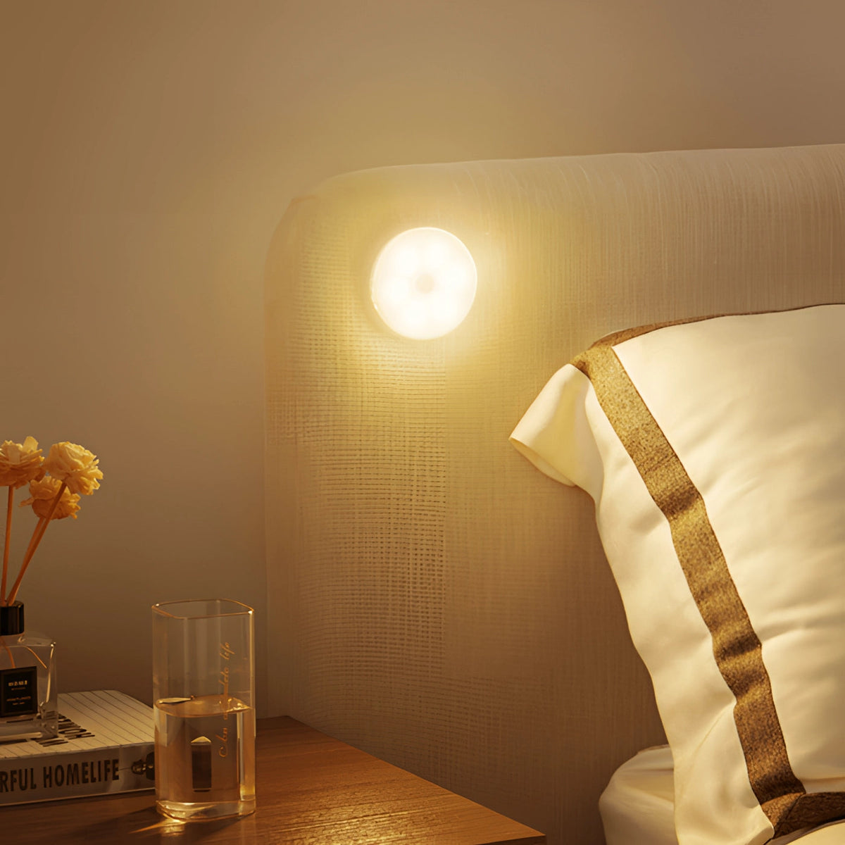 Draadloze LED lamp met bewegingssensor