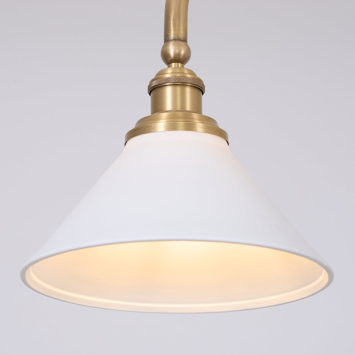Lampa wisząca z dwoma kloszami metal szkło