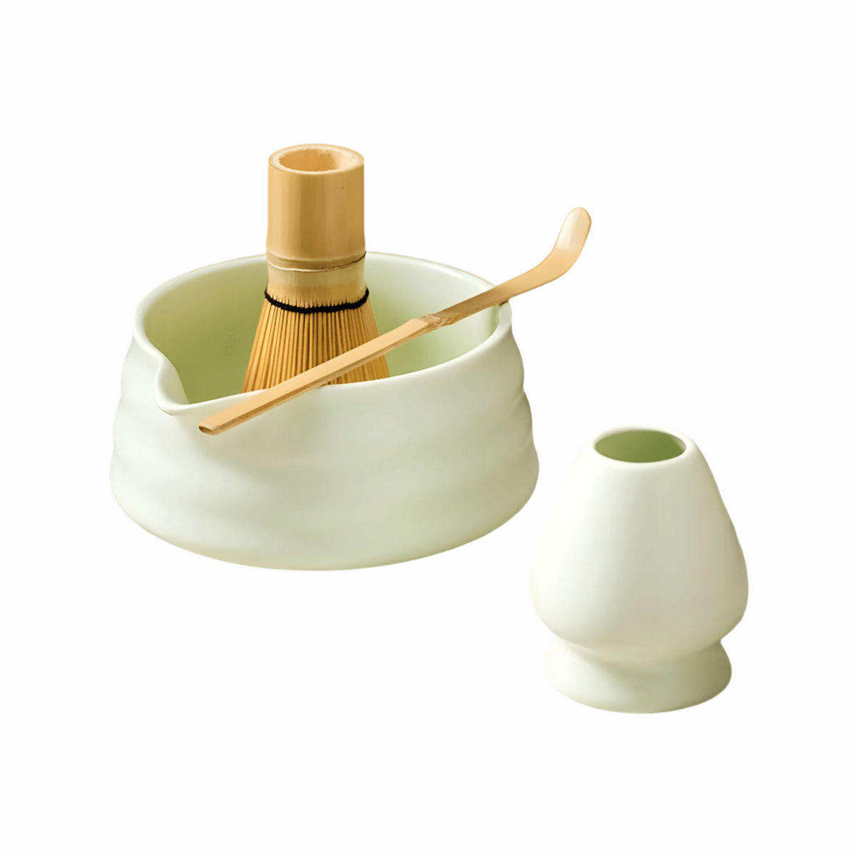 Ceramiczny zestaw do parzenia matchy z miską