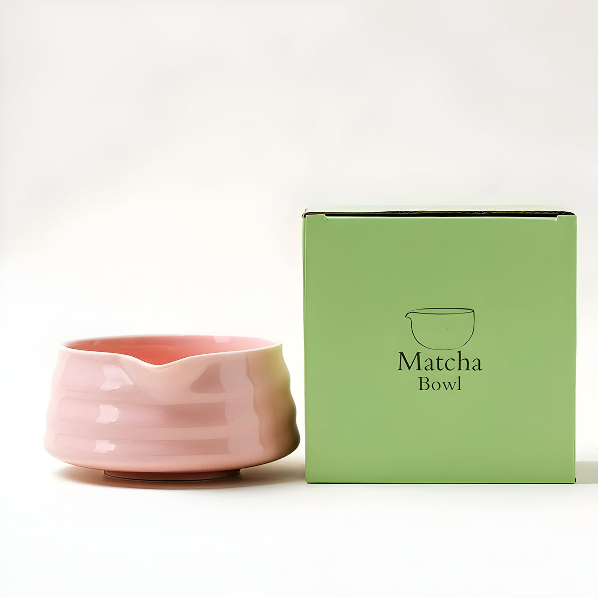 Keramische matcha theeset met kom