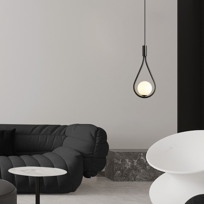 Minimalistische LED-hanglamp met langwerpige armatuur
