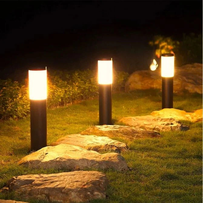 Solarne lampy ogrodowe LED do użytku zewnętrznego zestaw dwóch sztuk