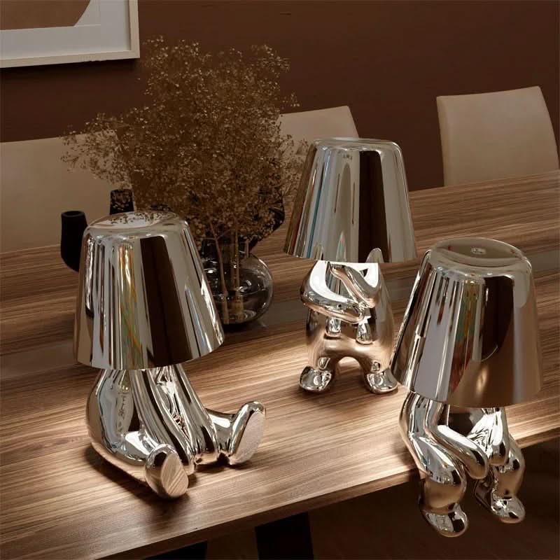 Nowoczesna ściemnialna i stylowa lampa stołowa LED