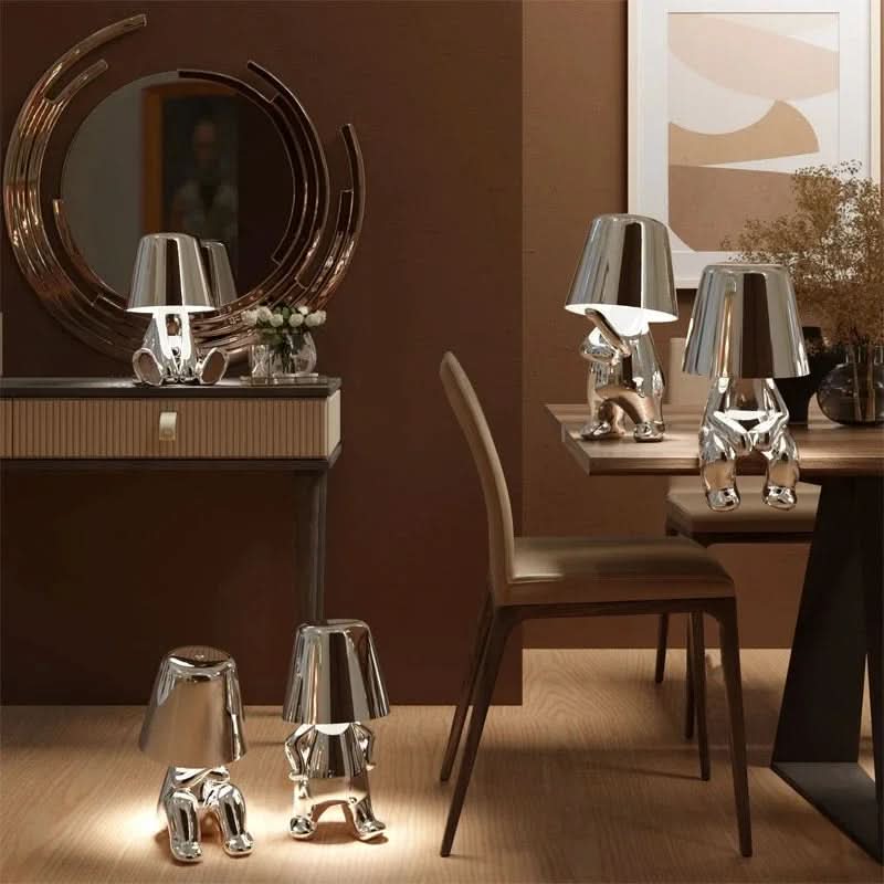 Nowoczesna ściemnialna i stylowa lampa stołowa LED