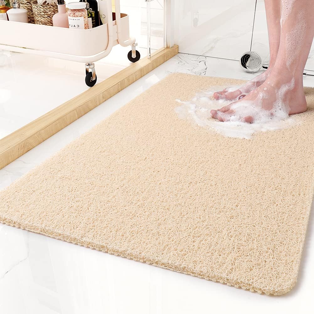 Tapis de bain doux antidérapant absorbant pour sol