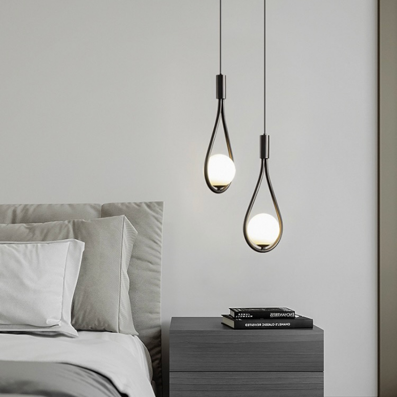 Minimalistische LED-hanglamp met langwerpige armatuur