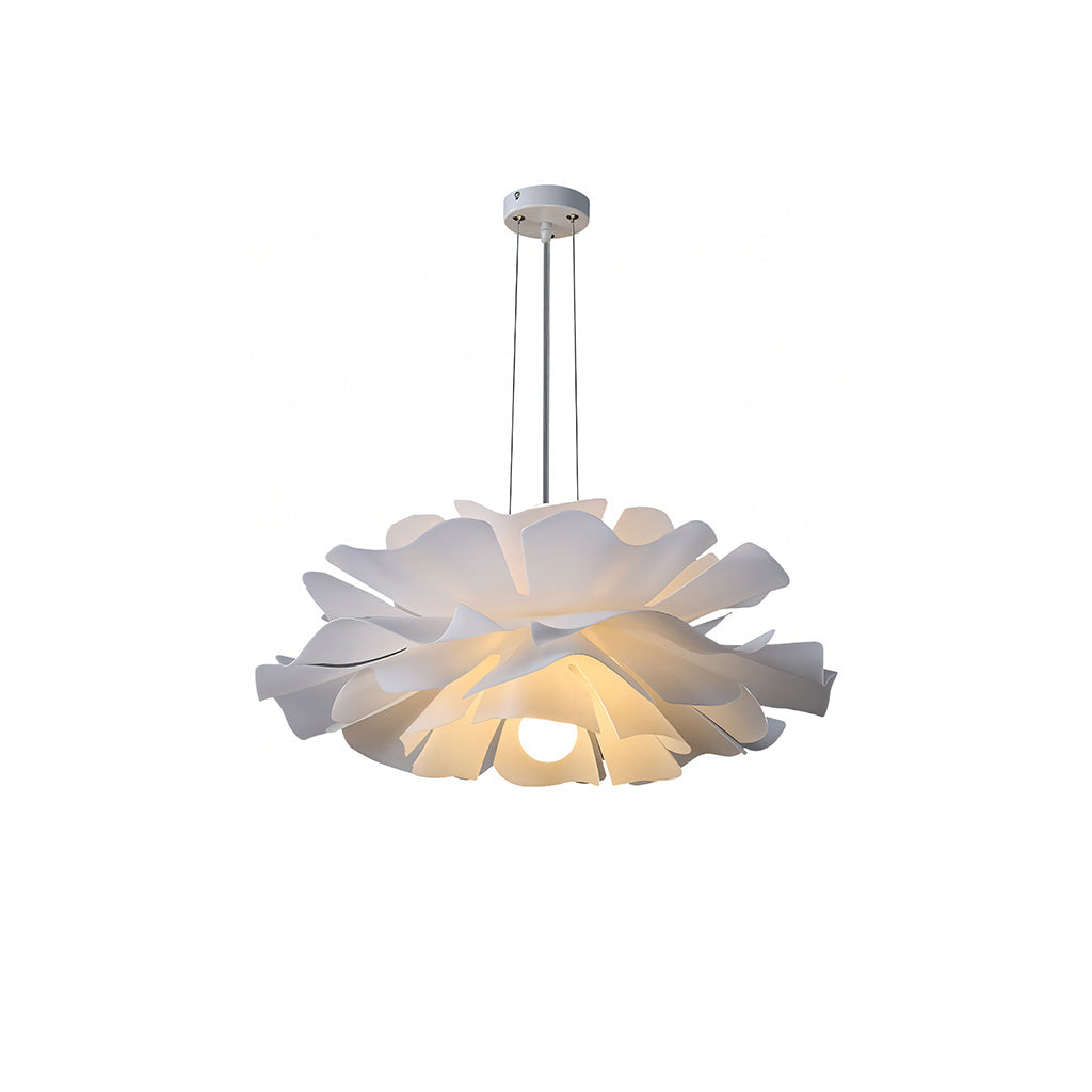 Lampa wisząca Japandi w formie kwiatu lotosu z warstwowymi płatkami