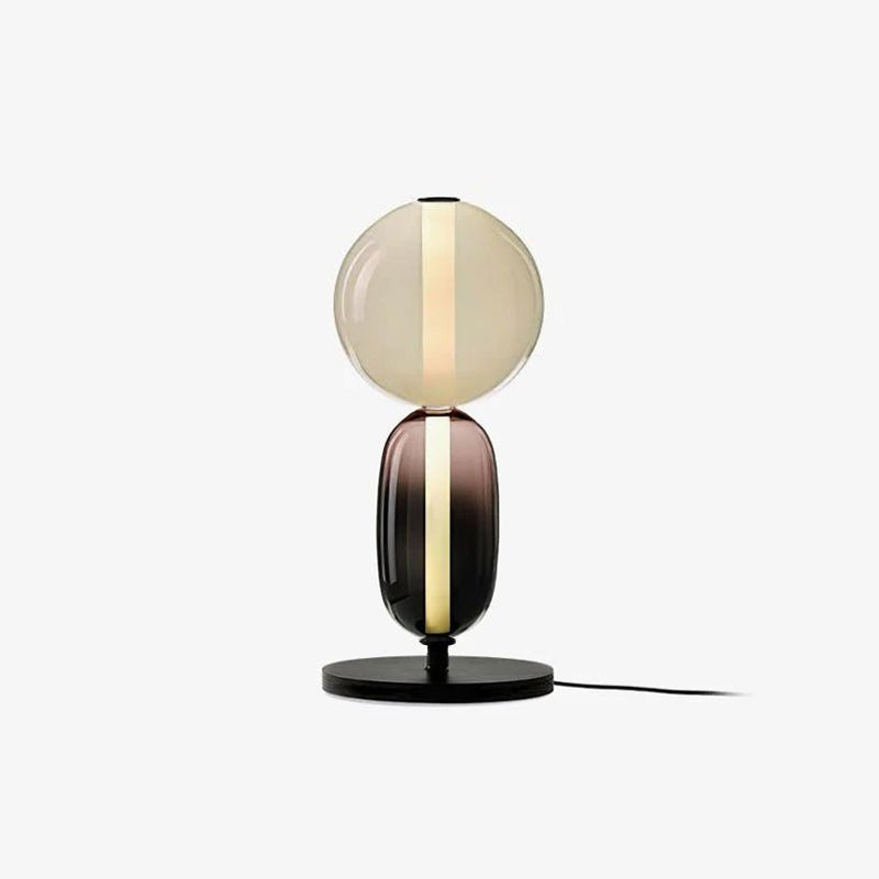 Elegancka Szklana Lampa Nocna z LED 16